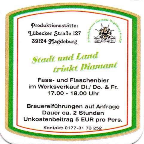 magdeburg md-st diamant diam quad 1b (180-stadt und land) 